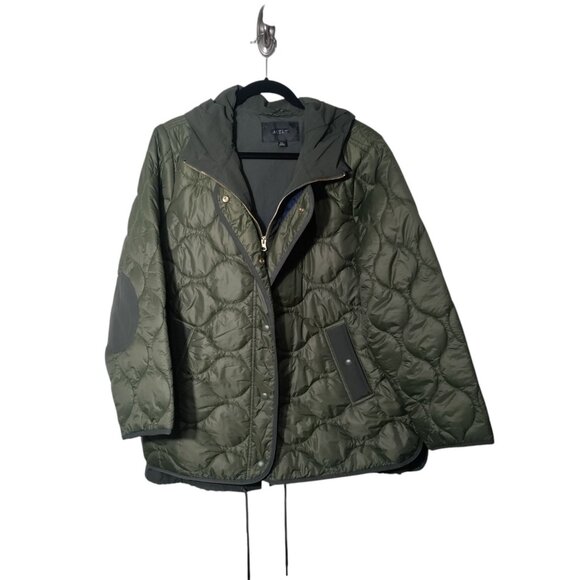 J. Crew Men's Green Quilted Jacket Size XL‎ Layered Look - Picture 1 of 10